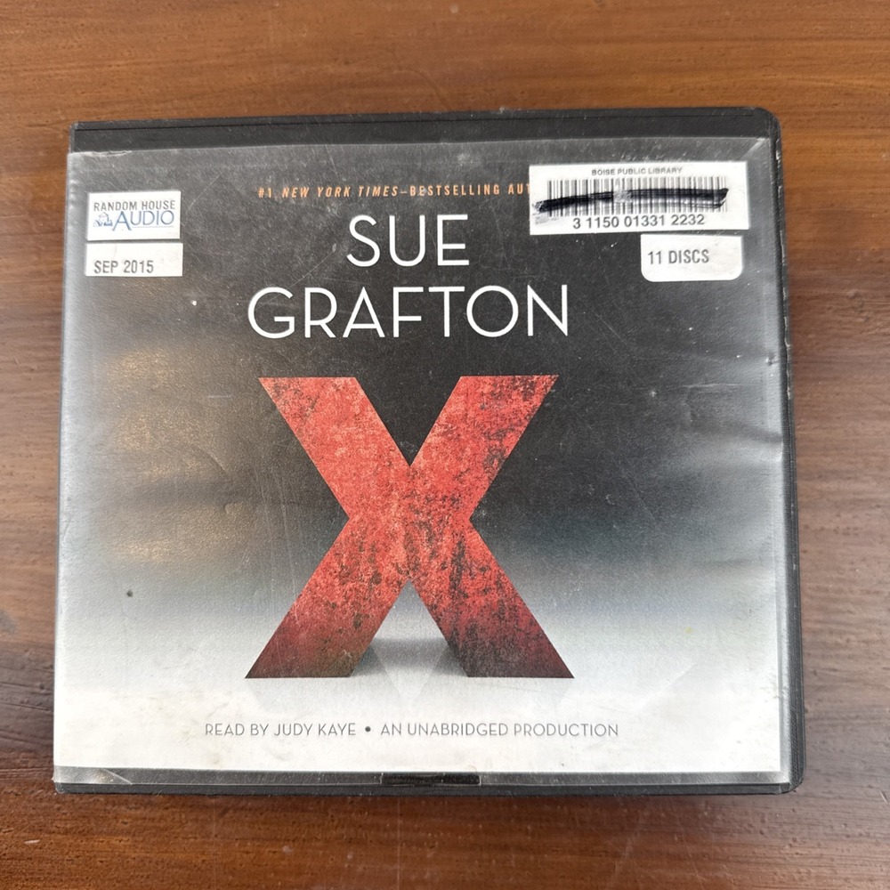 Kinsey Millhone Alphabet Ser.: X by Sue Grafton (2015, Compact Disc, Unabridged)